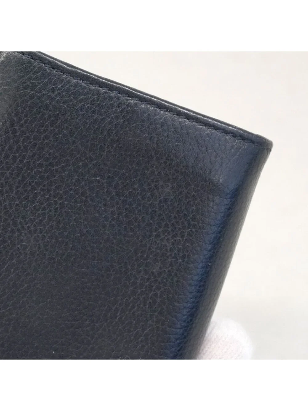 Celine Coin Purse Leather Black Gold